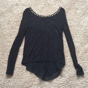 Two layer black sweater size XS